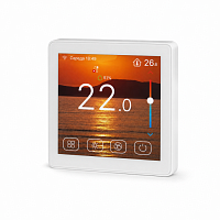 114151 Кімнатний сенсорний термостат з WiFi управлінням Tervix Pro Line WiFi TouchScreen Thermostat (підлога), білий