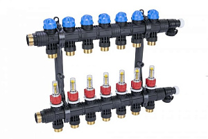 81267 Колектор ProCalida EF1 K 7 контурів, G1", 0,2-1,6 л/хв