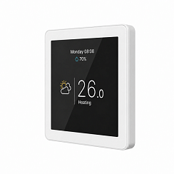 114351 Кімнатний сенсорний термостат з WiFi управлінням Tervix Pro Line WiFi TouchScren Thermostat (котел), біла рамка