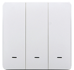 438111 Розумний клавішний вимикач Tervix Pro Line ZigBee Push Switch (3 клавіші), без нуля