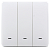 438111 Розумний клавішний вимикач Tervix Pro Line ZigBee Push Switch (3 клавіші), без нуля