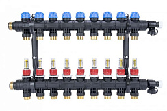 81269 Колектор ProCalida EF1 K 9 контурів, G1", 0,2-1,6 л/хв
