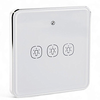 438131 Розумний сенсорний вимикач Tervix Pro Line ZigBee Touch Switch (3 клавіші), без нуля