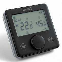 119711 Безпровідний кімнатний термостат TZR Tervix Pro Line ZigBee+RF, чорний