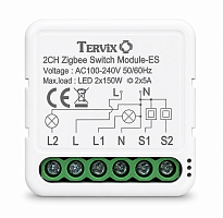 433421 Розумний вимикач Tervix Pro Line WiFi Switch (2 клавіші)