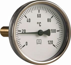 63813 термометр BiTh 100/100 0-120C 1/2" акс.