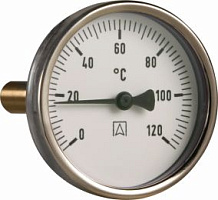63813 термометр BiTh 100/100 0-120C 1/2" акс.